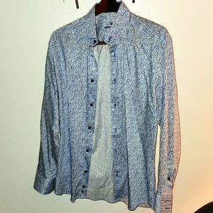 NWOT Bertigo Mens Stretch Long Sleeve Shirt